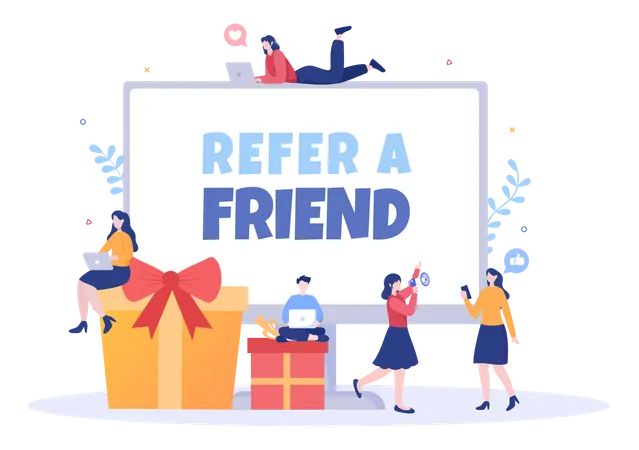 Refer a Friend offer Illustration