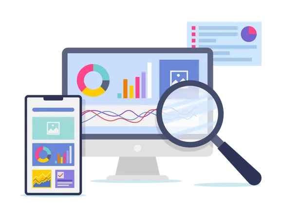 Analyse de référencement  Illustration