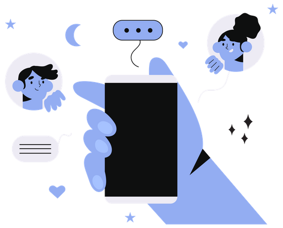 Referral marketing program  Illustration