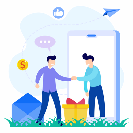 Referral program 4  Illustration