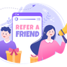 referral program illustration free download