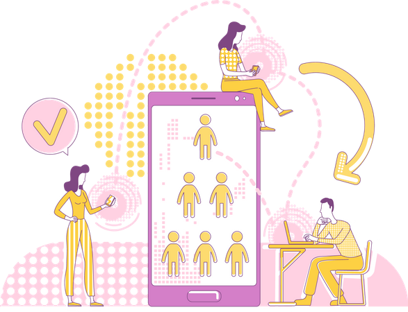 Referral program  Illustration