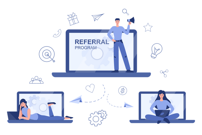 Referral Program Illustration