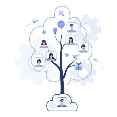 Referral program Illustration