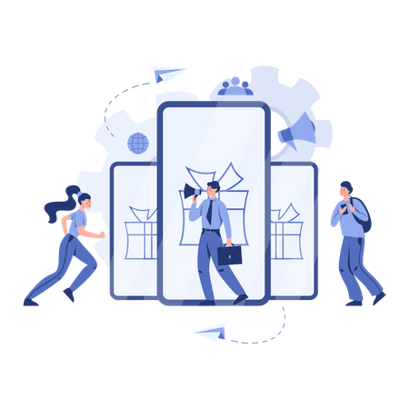 Referral program  Illustration