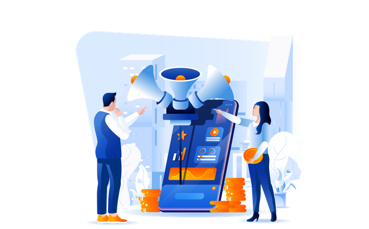 Referral Program  일러스트레이션