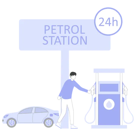 Refinación de petróleo  Ilustración