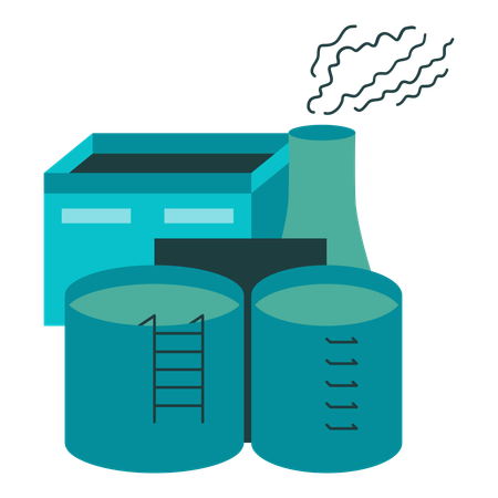 Refinaria de óleo  Illustration