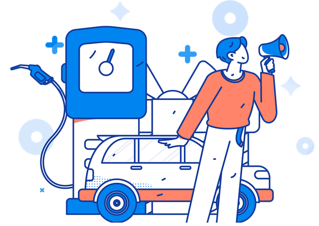 Refueling Process  Illustration