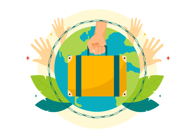 Refugee Awareness  イラスト