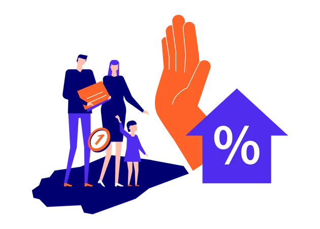 Refusal of a mortgage loan  Illustration