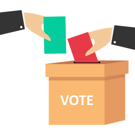 Regional General Election Box  일러스트레이션