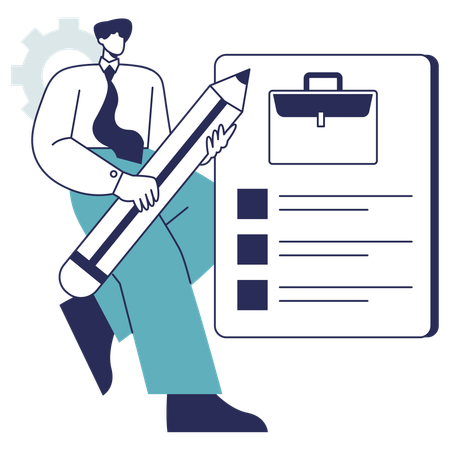 Registration Form  Illustration