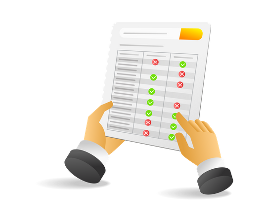 Registration screen  Illustration