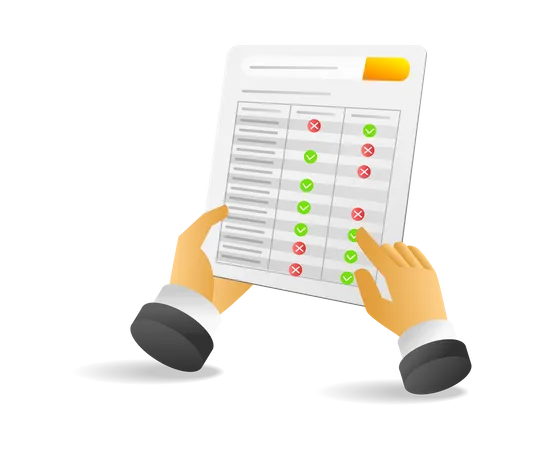 Registrierungsbildschirm  Illustration