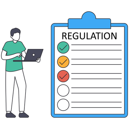 Reglas y regulaciones  Ilustración