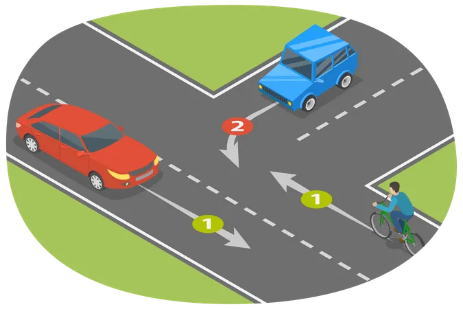 Réglementation du code de la route  Illustration