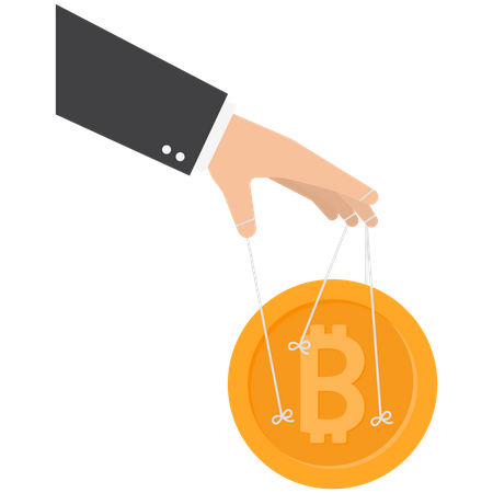 Regulación de bitcoins y criptomonedas.  Ilustración