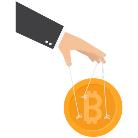 Regulación de bitcoins y criptomonedas.  Ilustración