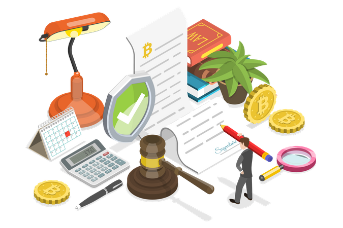 Regulación criptográfica del gobierno  Ilustración