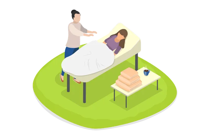 Reiki Treatment  Illustration
