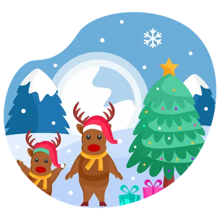 Reindeer  Illustration