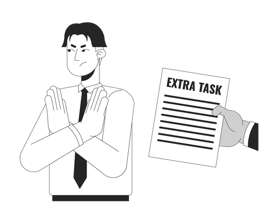 Rejecting extra task  Illustration