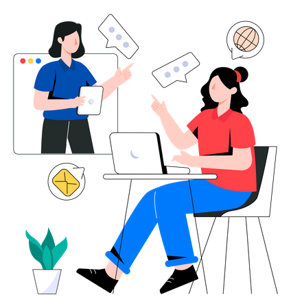 Relation client  Illustration
