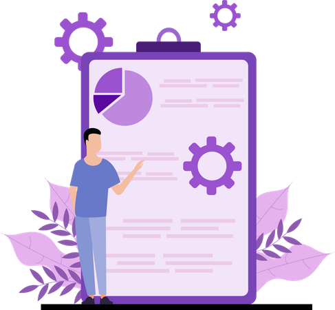 Relatório de análise de negócios  Illustration