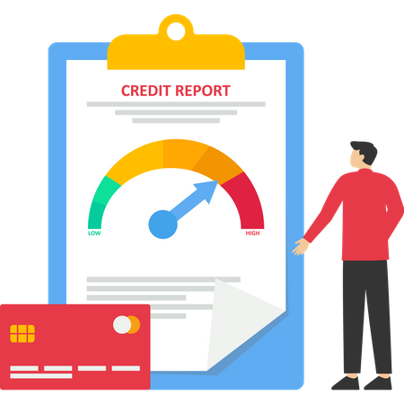 Relatório de crédito  Ilustração