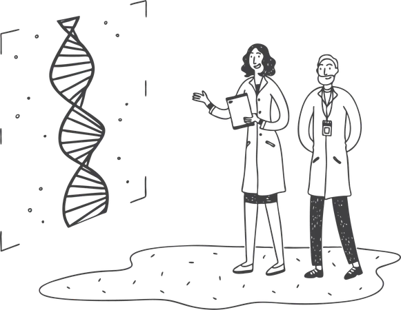 Relatório de DNA  Ilustração