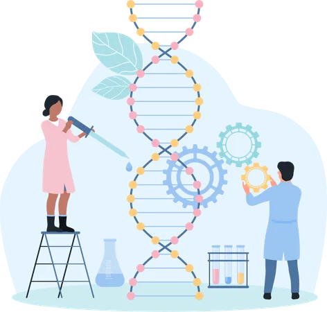 Relatório de DNA  Ilustração