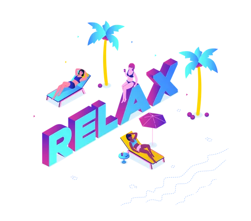 Relaxamento  Ilustração