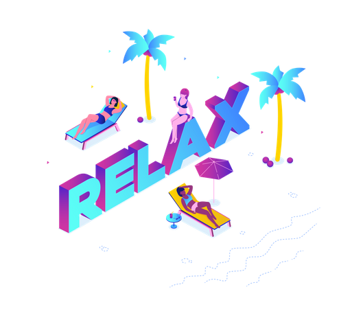 Relaxation Illustration