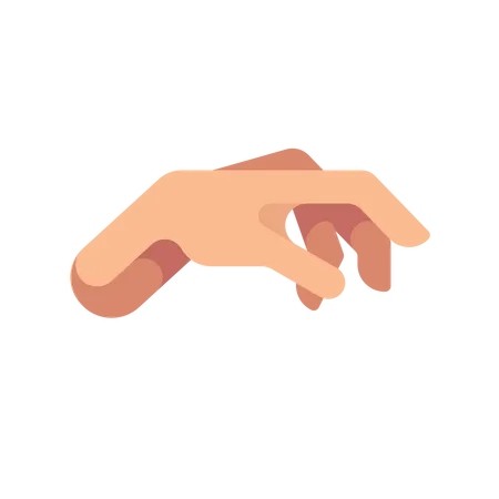 Relaxed hand  Illustration