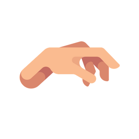 Relaxed hand  Illustration