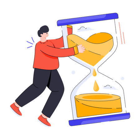 Reloj de arena  Ilustración