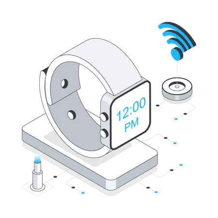 Reloj inteligente  Ilustración