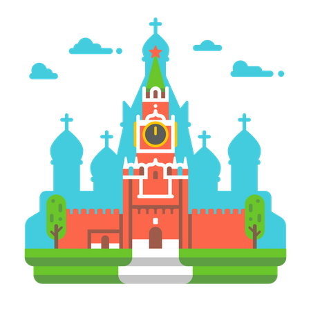 Reloj klemlin  Ilustración
