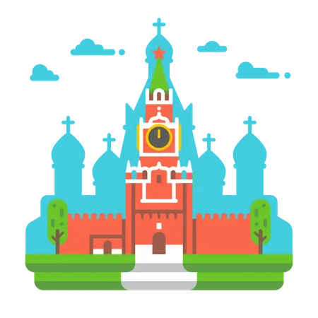 Reloj klemlin  Ilustración
