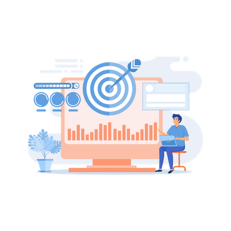 Remarketing manager  Illustration