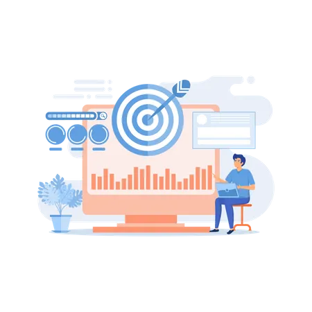 Remarketing manager  Illustration