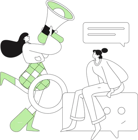 Reminder Broadcast  Illustration