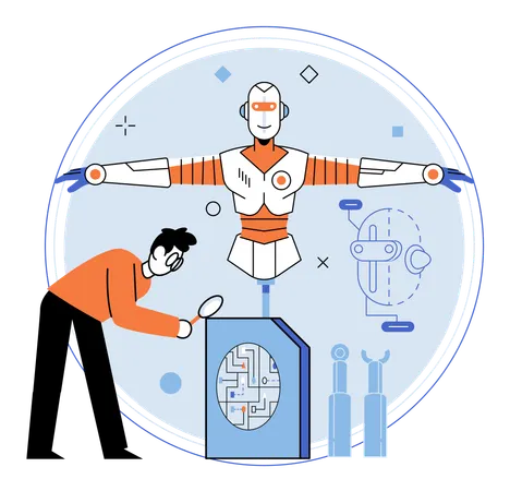 Remote controlled programmable unit  Illustration