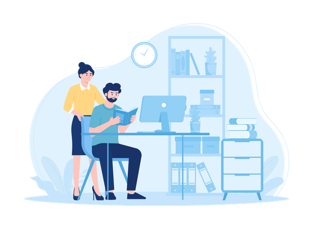 Remote Learning  Illustration