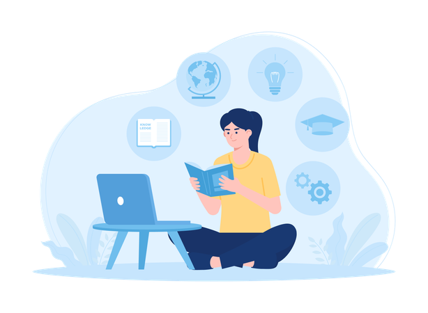 Remote Learning  イラスト