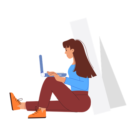 Remote Work  Illustration