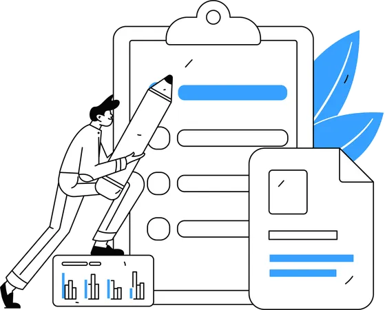 Remplir le formulaire d'enquête  Illustration