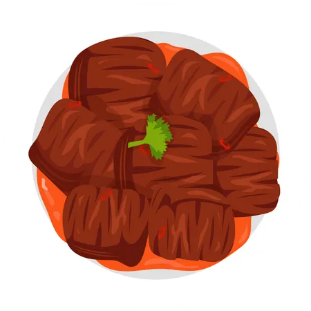 Rendang  Illustration