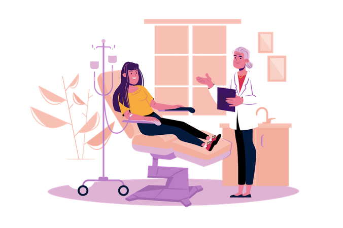 Rendez-vous médical  Illustration